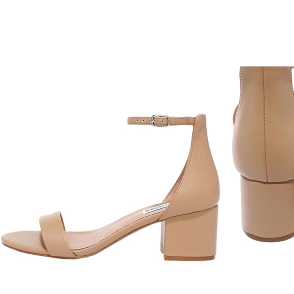 Steve Madden Women's Chunky‎ Heel Leather Sandals.  Size 10 - Picture 2 of 8